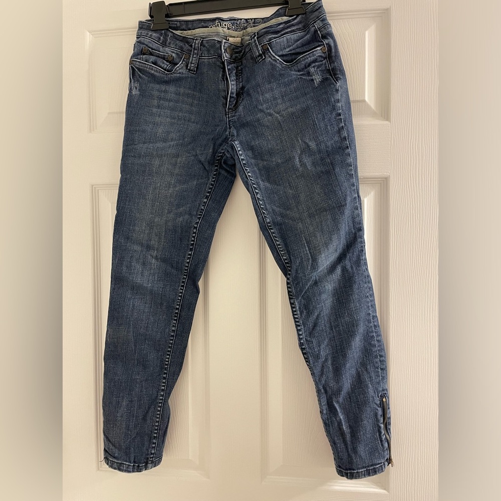 Refuge Women's Skinny Jeans zipper ankle Size 9